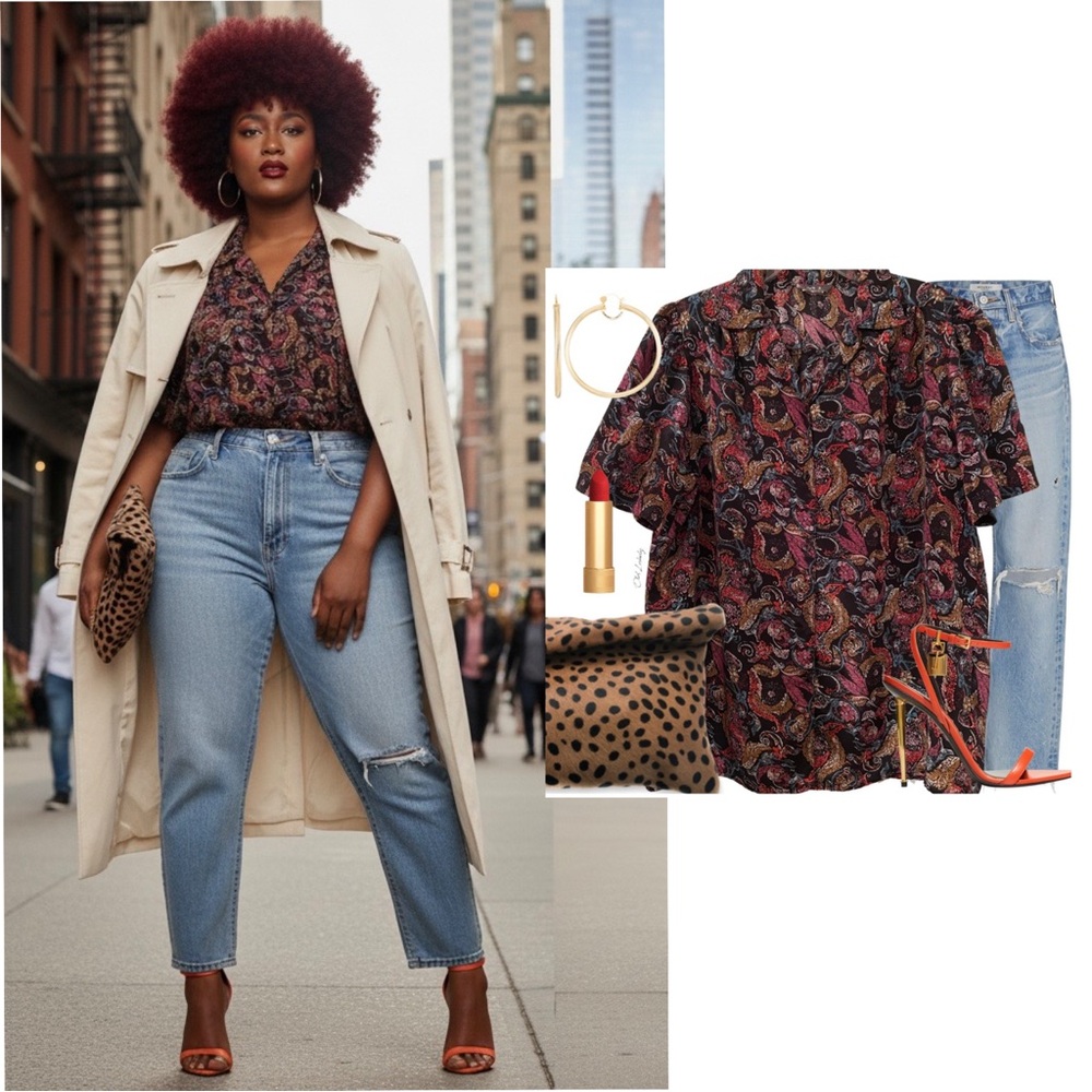 VINTAGE STATEMENT BLOUSE